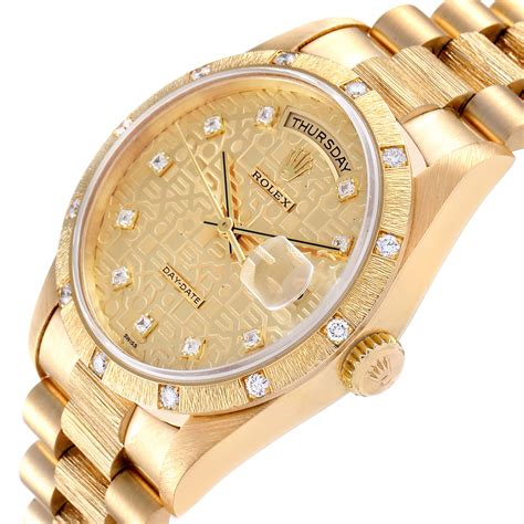 rolex 18k yellow gold president|rolex gold presidential watch price.